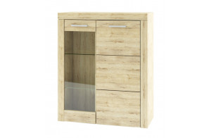 Шкаф-витрина для посуды Оскар 1V1D